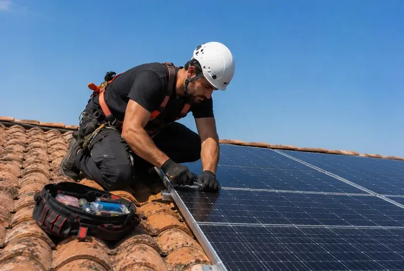 Maintenance et monitoring de panneaux solaires à Villariès