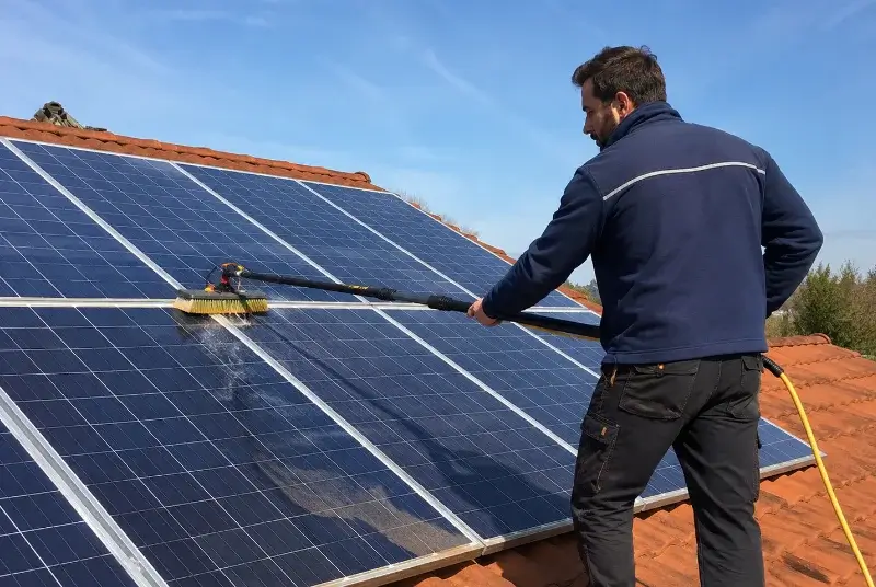 Nettoyage et entretien de panneaux solaires à Villariès